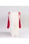 I Love Kuşadası Red Canvas Beach Bag with Handles, 48x40m, Printed Shoulder Bag, Shopping Bag - 3