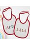 BK Kids Mom and Dad-Designed Red Bib Set of 2 - 1 en126935