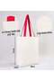 I Love Dubai Red Canvas Beach Bag with Handles, 48x40m, Printed Shoulder Bag, Shopping - 2