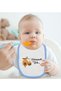 BK Kids "Auntie's Honey" Design Blue Baby Bodysuit and Bib Gift Set-1, 0-3 Months - 4