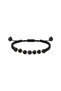 18Kt Gold Black Volcano Stone Bracelet B1YK37_womensize - 3
