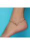 , Anklet, 18KT Yellow Gold A1YK3, Sleek Minimal Chain, Premium Women’s Jewelry - 2