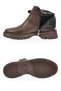 Coffee-Colored, Thick Rubber Sole, Studded Detail, Stylish Fleece-Lined Women's Zip-Up Boots 351107 - 5