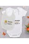 BK Kids "Mom's Little Bird" Design Baby Bodysuit and Bib Gift Set - Model 1, 0–3 Months