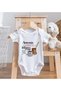 BK Kids "Mom Needs Coffee" Design Baby Bodysuit and Bib Gift Set - Model 1 - 5
