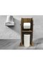 BK Home Natural Solid Wood Toilet Paper Holder and Decorative Wooden Picture Frame Set with Black Frames—Set of 8 - 2