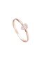 , Pink And White Diamond Ring, Easy Wear, Bold and Elegant Design, Shiny Glossy Finish, Perfect for Special Occasions, Daily Wear, Fashion Statement