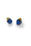 , Heart Design Earrings with Colored Stones, Shiny Glossy Finish, Birth Month Stones, Elegant and Meaningful Gift for Pierced Ears