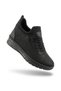 Wanetti 7542 Black Lightweight, Comfortable, Fully Orthopedic Elastic-Laced Maternity Boots - 4