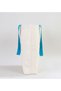 I Love Bodrum Turquoise Canvas Beach Bag with Handles, 48x40m, Printed Shoulder Bag, Shopping - 3
