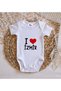 BK Kids "I Love İzmir" Design Baby Bodysuit - Model 1, 3–6 Months - 3