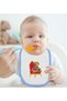 BK Kids King-Themed Blue Baby Bodysuit and Bib Gift Set—1, 6–9 Months - 4