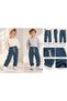 Kids' Girls' and Boys' School and Everyday Wear Unisex Jogger Pants, Petrol Blue Sweatpants, Elasticated Hem, Pockets, Drawstring, Ages 3–10 - 4