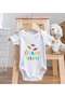 BK Kids Holiday Candy-Printed Baby Bodysuit and Bib Gift Set - Model 1, 6–9 Months - 5