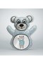 Blue Bear Pillow with Cute Teddy Bear Print - 5