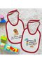 BK Kids First Father's Day-Themed 2-Pack Red Baby Bibs - 1 en126975 - 2