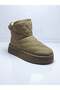 MLU BDLZ3022 Taupe Color Women's Winter Boots with Fur-Lined Design - 4