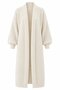 Cream-Colored Long-Sleeve Knitted Cardigan - 2y251015
