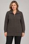 New Style Women's Mid-Age and Older Knit Zipper-Front Hattuş Mother Cardigan 2711