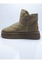 MLU BDLZ3022 Taupe Color Women's Winter Boots with Fur-Lined Design - 3