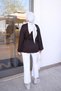 Brown Double-Sleeve Piped Tunic - 5
