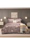 Vento Satin Duvet Cover Set, Double Size, 4Y D K, Coffee