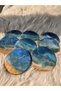 Resin coasters sea waves