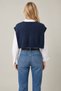 Women's Knit Shoulder Shawl with Shoulder Detail - 2