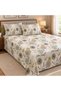 King Size Flat Bedsheet Set, 3 Pieces, 260 x 240 cm (Cream) - 4