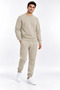 Men’s 3-Ply Sweatsuit Set with Crew Neck, Made of Super Soft Puff Fabric - 2