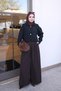كارديجان تريكو بنسيج ناعم ولون أنثراسايت مع أزرار. - 2