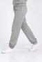 Women's Gray 3-Ply Sweatsuit Set with Hood and Kangaroo Pocket, Super Soft with Fleece-Lined Insulation - 7