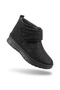 Wanetti 7545 Black Lightweight, Comfortable, Fully Orthopedic Velcro-Closure Boots with Fur-Lined Construction for Moms - 3