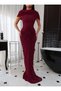 Waist-Fitted Maxi Tulle Dress with Cape - 3