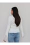 Sleeve lace ribbed knit cardigan - 6