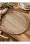 Set of 6 American Zigzag Wicker Serving Pieces