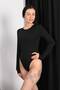 LONG-SLEEVED SCUBA FABRIC SNAP-FRONT ONESIE - 7