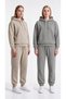 3-Ply 2-Piece Women's Sweatsuit Set with Hooded Sweatshirt and Sweatpants, Fleece-Lined