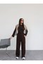 Stitch-Free Sweatpants with Stitched Hem and Epaulets - 2