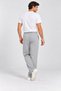 Men's Gray 3-Ply Wide-Leg Baggy Winter Jersey Fleece-Lined Sweatpants - 3