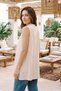 Chiffon-Detail Sleeveless Undershirt 10270 Beige - 2