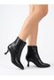 Women's Pointed Toe Stylish, Comfortable-Fit Short-Heeled Zip-Up Boots - 3
