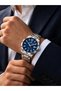 30-Meter Water-Resistant Custom-Designed Men's Wristwatch with Steel Bracelet and Calendar VS.BLKT.1282 - 3