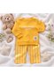 YOUNG BEAR STRIPED BOTTOM-STYLE BABY OUTFIT - 2