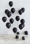 Pack of 10 Black Latex Party Balloons for Birthdays, Celebrations, Graduations, Halloween, and Event Decorations - 2