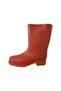 Orange Short Crepe Boots, 27 cm, 100% Waterproof, No Toe Cap, Lightweight, Comfortable, Durable Crepe Boots - 3