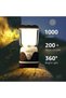 فانوس تخييم LED يعمل بالبطارية بقوة 1000 لومن، إضاءة خيمة مقاومة للماء مع 4 أوضاع إضاءة، للتخييم - 2