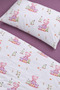 100% Cotton Cute Teddy Bear Print Baby Duvet Cover Set, 4-Piece Set (100x150) - 3