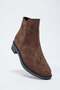 Women's Seam Detail Low-Heeled Boots - 4