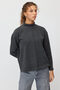 Women's Half-Turtleneck Blouse with Stitched Front - 5